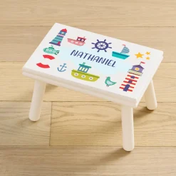 Boats & Lighthouses Step Stool