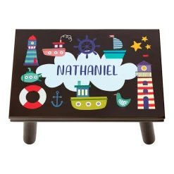 Boats & Lighthouses Step Stool