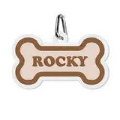 Bold and Bright Acrylic Pet Tag