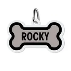 Bold and Bright Acrylic Pet Tag