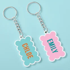 Bold And Bright Name Acrylic Keychain