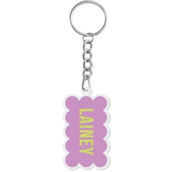 Bold And Bright Name Acrylic Keychain