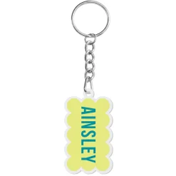Bold And Bright Name Acrylic Keychain