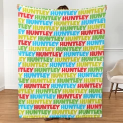 Bold & Bright Letters Plush Blanket