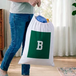 Bold Colors Monogram Laundry Bag