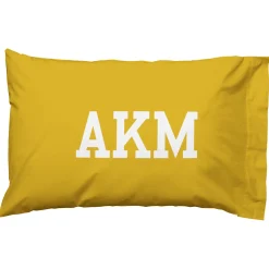 Bold Colors Monogram Pillowcase