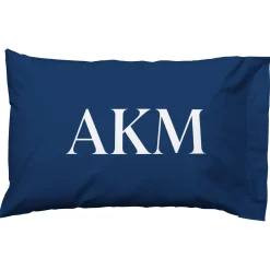 Bold Colors Monogram Pillowcase