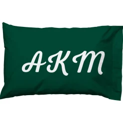 Bold Colors Monogram Pillowcase