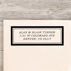Boldly Framed Self-Inking Stamp
