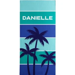 Bold Palm Trees beach Towel