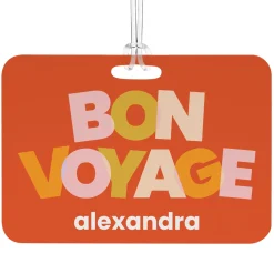 Bon Voyage Luggage Tag