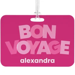 Bon Voyage Luggage Tag