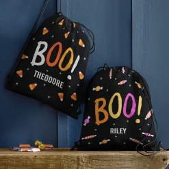 Boo! Candy Drawstring Treat Bag