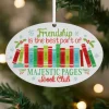 Book Club Oval Ornament