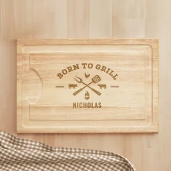 Born To Grill Maple Wood Cutting Board