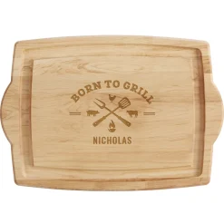 Born To Grill Maple Wood Cutting Board