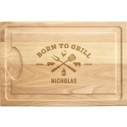 Born To Grill Maple Wood Cutting Board