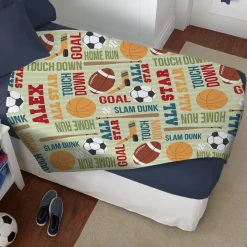 Boys' Sleepy-Time Plush Blanket