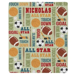Boys' Sleepy-Time Plush Blanket