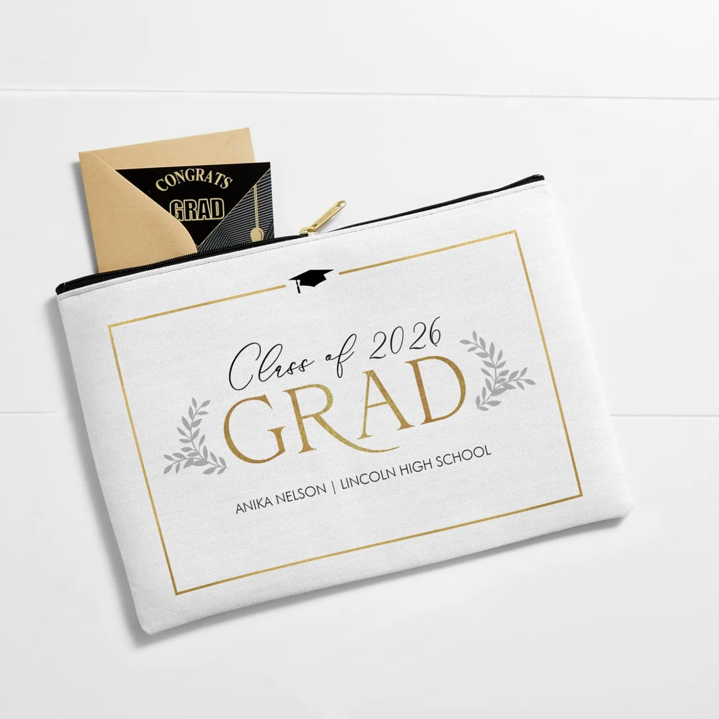 Branch Out Graduate Zipper Pouch