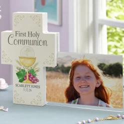 Bread Of Life Communion Cross Frame
