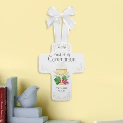 Bread Of Life First Communion Keepsake Cross