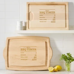Brew & BBQ Wood Cutting Board