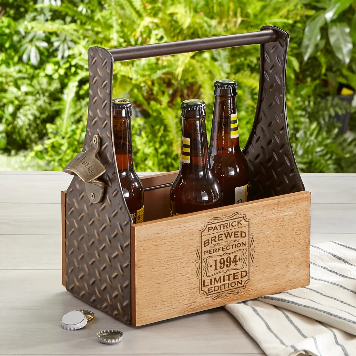 Brewed To Perfection Beer Caddy