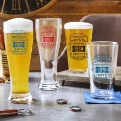 Brewed to Perfection Beer Glass