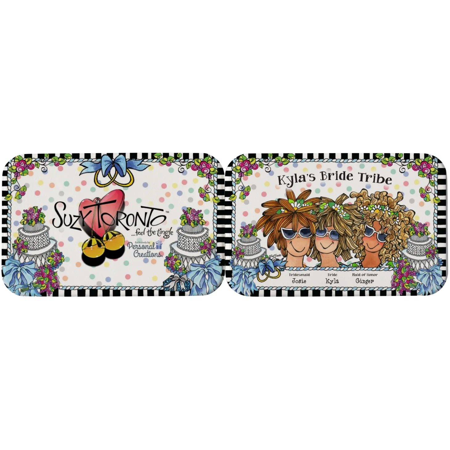 Bride Tribe Purse Mirror by Suzy Toronto