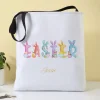 Bright Bunny Ears Easter Tote Bag