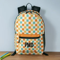 Bright Checkers Backpack