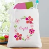 Bright Floral Name Tote