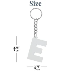 Bright Initial and Name Acrylic Keychain