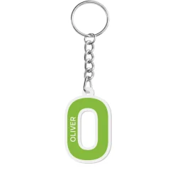 Bright Initial and Name Acrylic Keychain