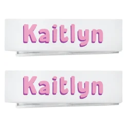 Bright Name Beach Towel Chair Clip - Set of 2