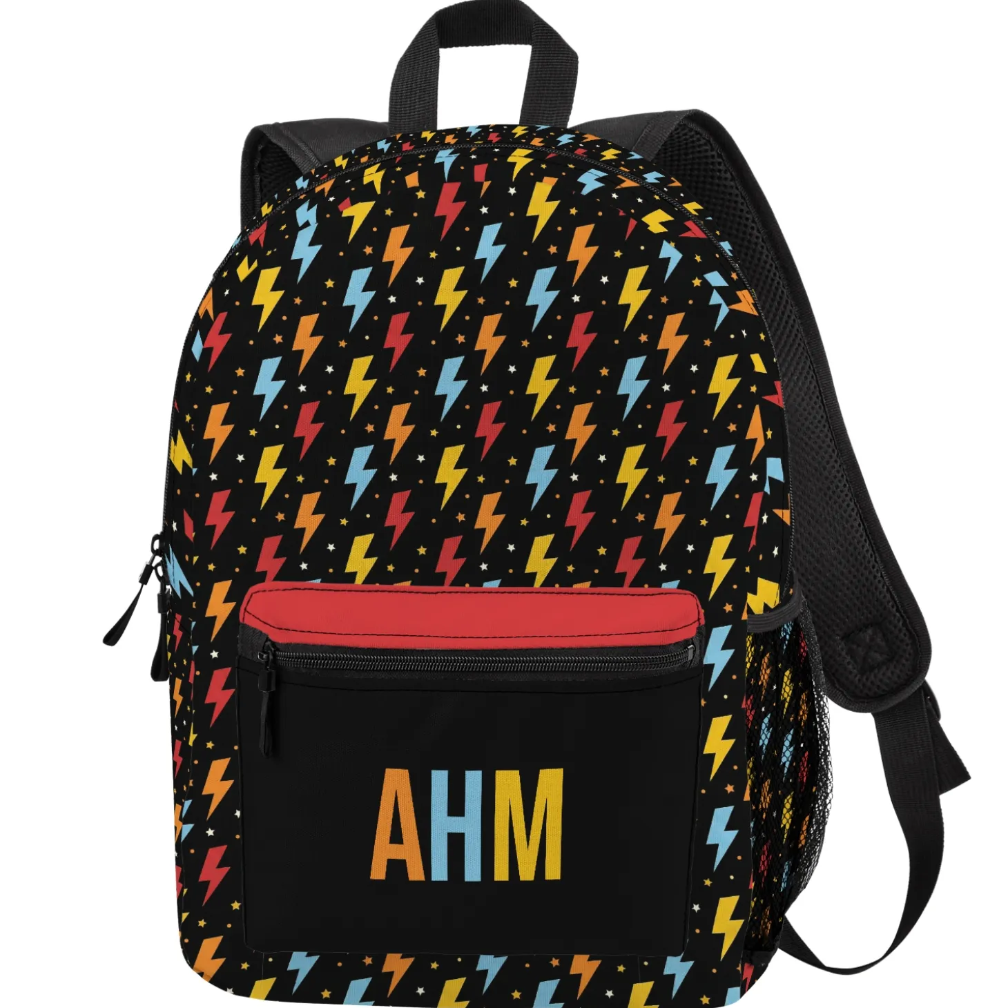 Bright Thunderbolts and Stars Backpack