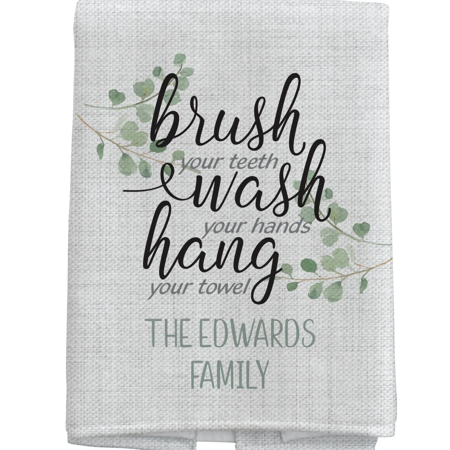 Brush, Wash, Hang Towels