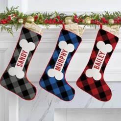 Buffalo Check Pet Stocking