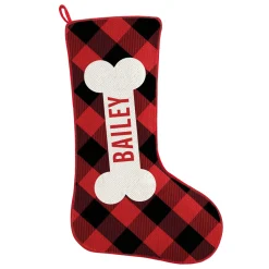 Buffalo Check Pet Stocking