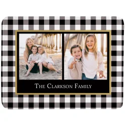 Buffalo Plaid Photo Plush Blanket