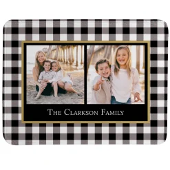 Buffalo Plaid Photo Plush Blanket