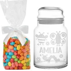 Buggy Love Glass Treat Jar