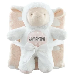 Bundled Blessings Lamb Blanket Keepsake Set
