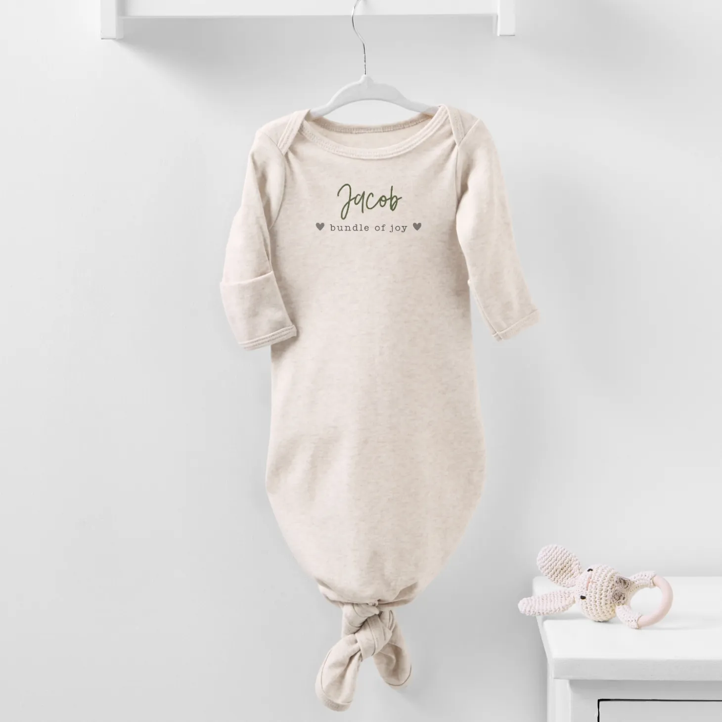 Bundle of Joy Baby Knotted Gown