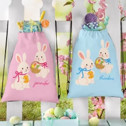 Bunny Duo Drawstring Bag