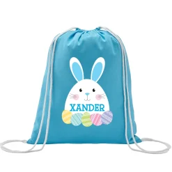 Bunny With Eggs Drawstring Bag
