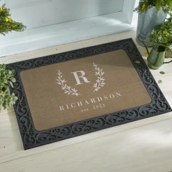 Burlap Look Family Doormat