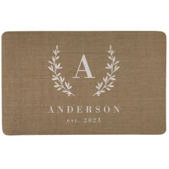 Burlap Look Family Doormat