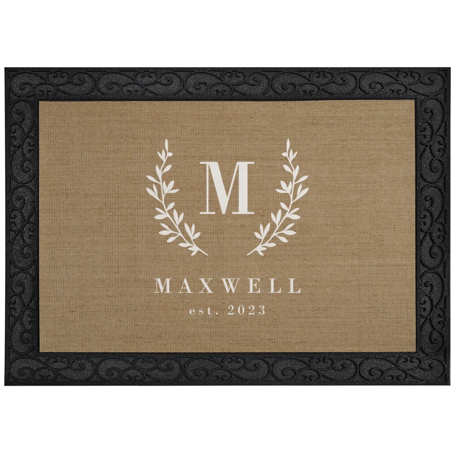Burlap Look Family Doormat